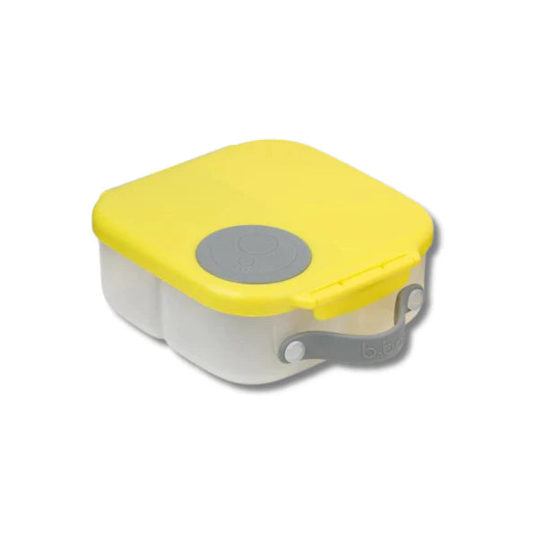 b.box Mini Lunchbox-Lemon Sherbet Yellow Grey - MINIMEE KIDS