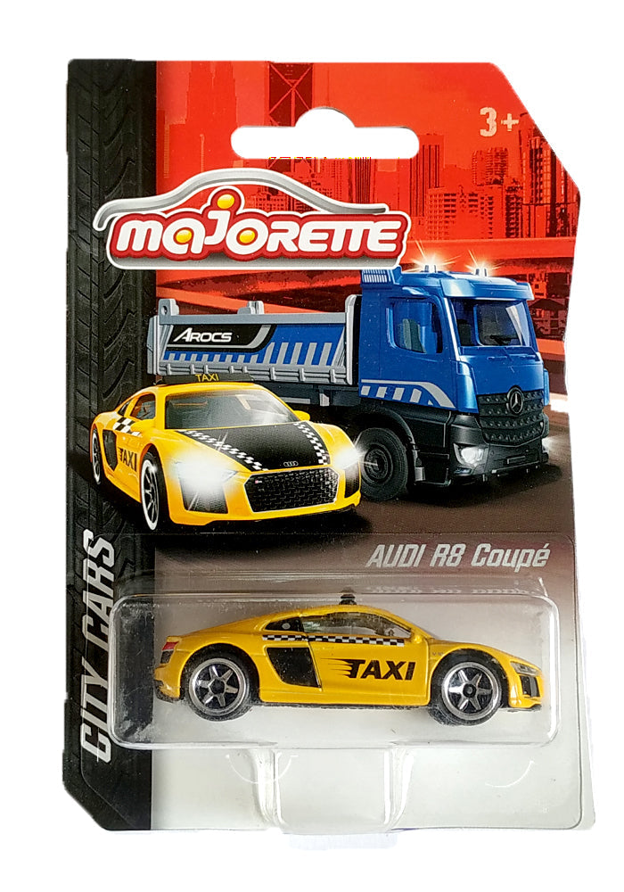 Majorette City Cars Assortment (6 Models) | Officially Licensed Die-Cast Metal Toy Vehicles with Suspension for Kids & Collectors Aged 3+