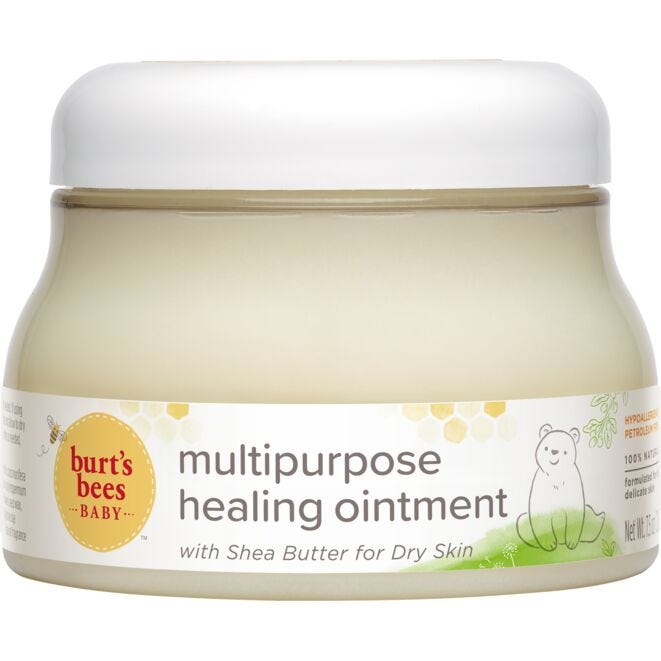 Burt’s Bees Baby Multipurpose Healing Ointment – 100% Natural Petroleum-Free Moisturizer with Shea Butter, Beeswax & Coconut Oil – Gentle Skin Barrier for Dryness & Irritation – Made in USA – 212.6g