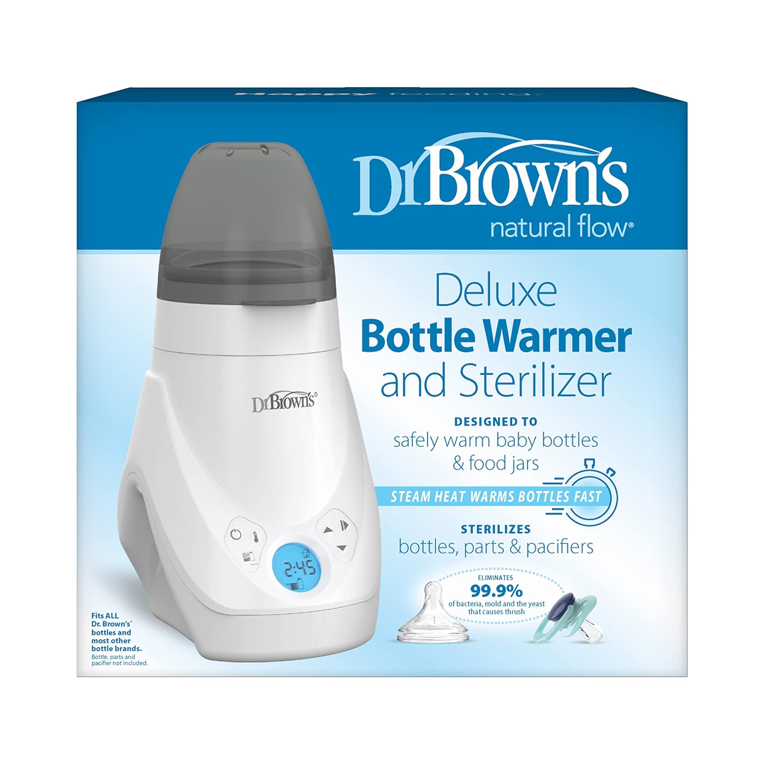 Dr Brown's Natural Flow Deluxe Bottle Warmer and Sterilizer for bootles, parts & Soothers