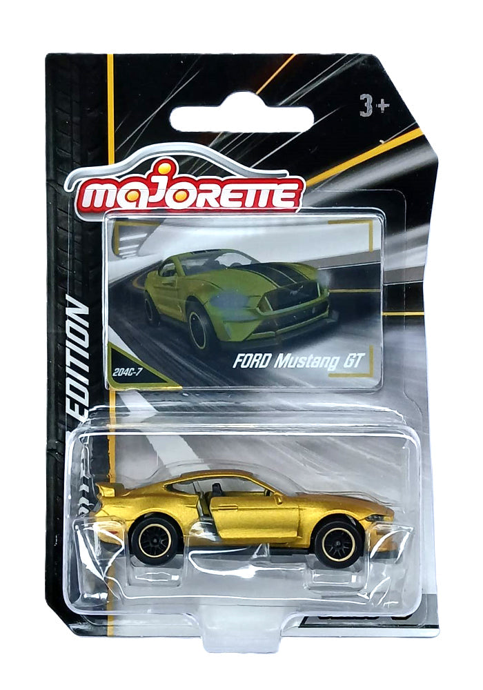 Majorette Limited Edition 9 Die-Cast Cars | 1:64 Scale Black & Gold Collector Series | Includes Audi Q4 e-tron, Porsche 917, Dodge Charger R/T & More | Pack of 1 | For Ages 3+