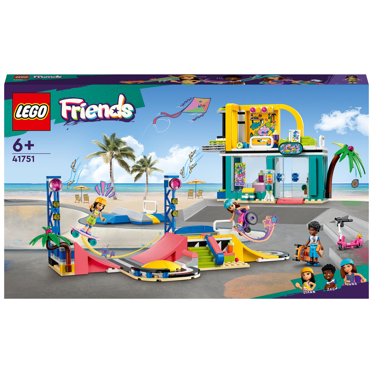 LEGO Friends 41751 Skate Park 431 Pieces Building Set Toy for Ages 6+ Years