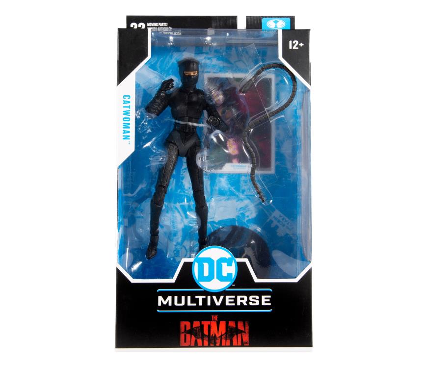 McFarlane Toys DC Multiverse Catwoman Action Figure | 7" The Batman Movie Collectible with Accessories & Base | Ultra Articulation | Ages 12+