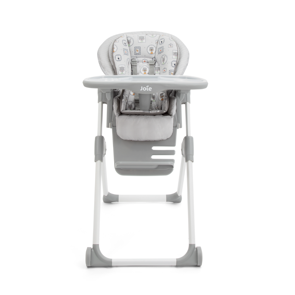 Joie Mimzy Recline High Chair | 5-Position Recline & 7-Level Height Adjustable Baby High Chair | Birth to 3 Years (Up to 15 Kg) | Compact Foldable with Storage Basket | Portrait