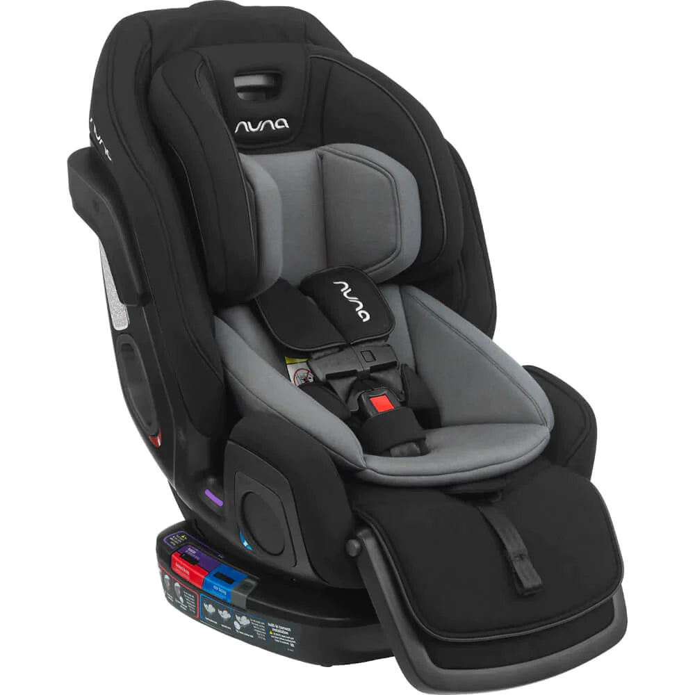 Nuna EXEC All-In-One Convertible Car Seat- Caviar | One Seat for Every Journey: From Birth to Booster - MINIMEE KIDS