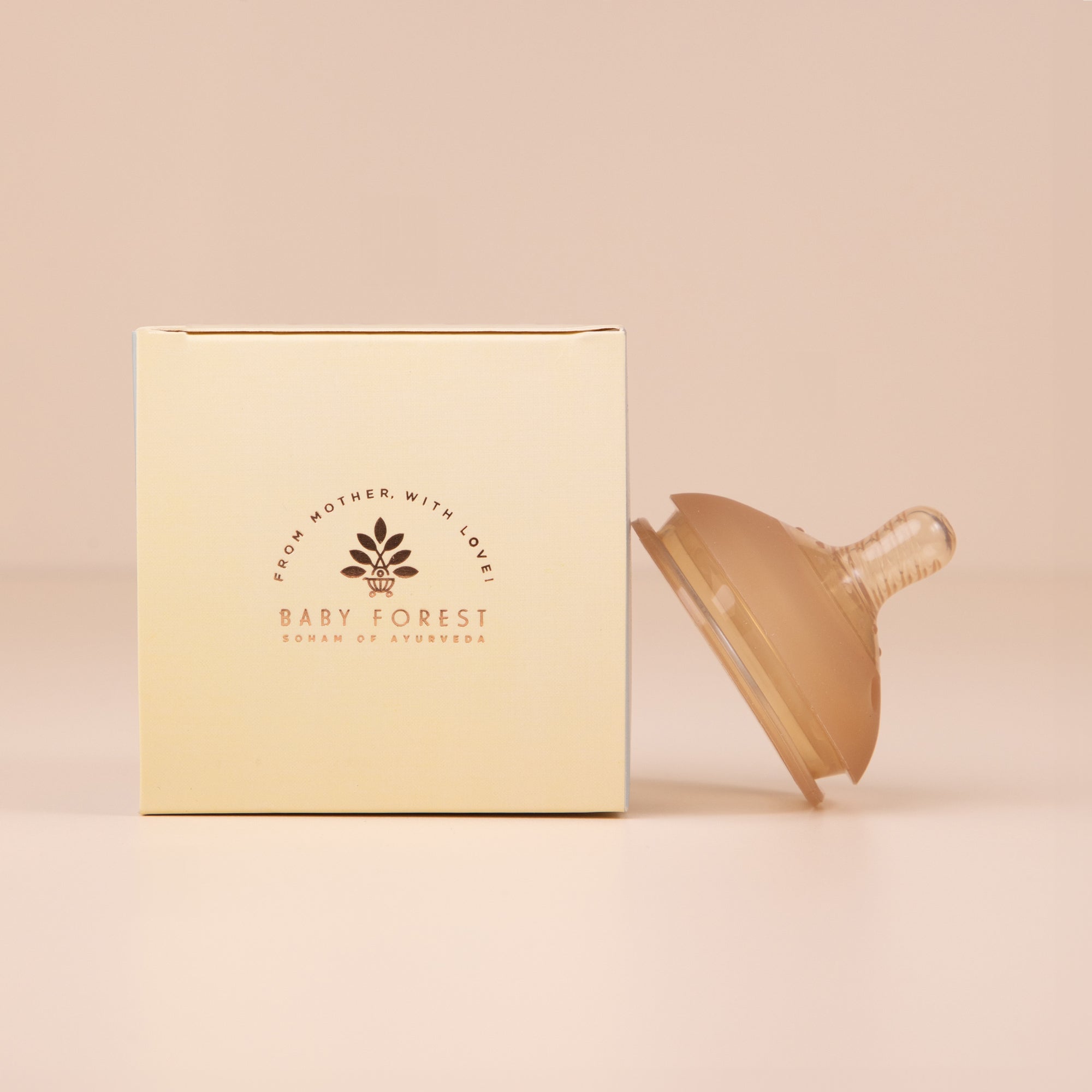 Baby Forest Laad Pyaar Baby Feeding Bottle Nipples (S-Flow & M-Flow) – Soft, BPA-Free Silicone Teats for Natural Breastfeeding Comfort