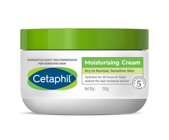 Cetaphil Moisturising Cream for Dry to Normal, Sensitive Skin - 250g