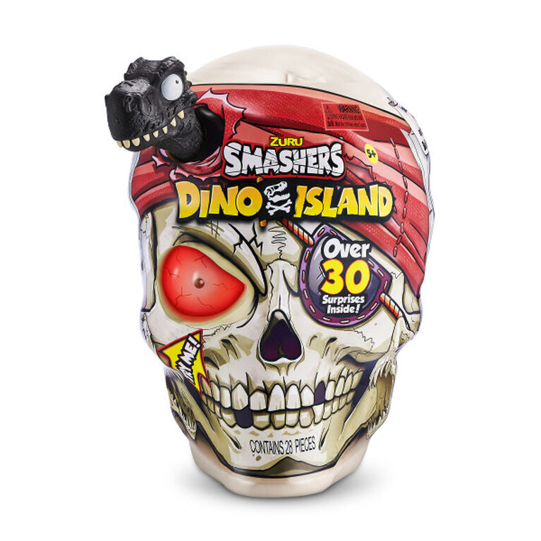 Zuru Smashers Dino Island - 28 Pieces Pirate Adventure Dino Toy for Kids 5+ with Sand, Slime & Over 30 Surprises - MINIMEE KIDS