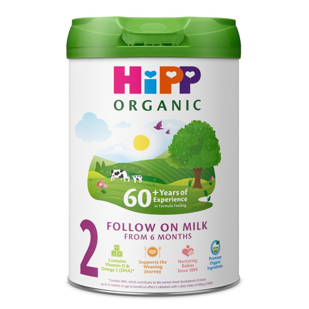 HiPP Organic 2 Follow on Baby Milk Powder from 6 Months (800g) – Nutritionally Tailored with Over 60 Years of Expertise in Organic Baby Formula | New Eco-Friendly Packaging with Smart Design | Made in Germany