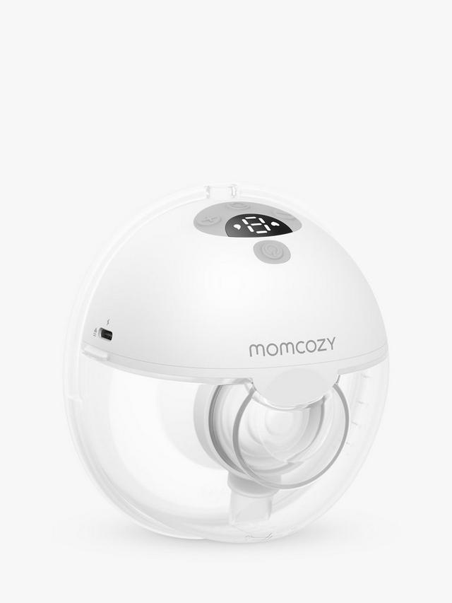 Momcozy M5 Wearable Single Breast Pump – Painless Horizontal Pumping with Vibrate-to-Pump Mode, Hands-Free & Ultra-Lightweight Design