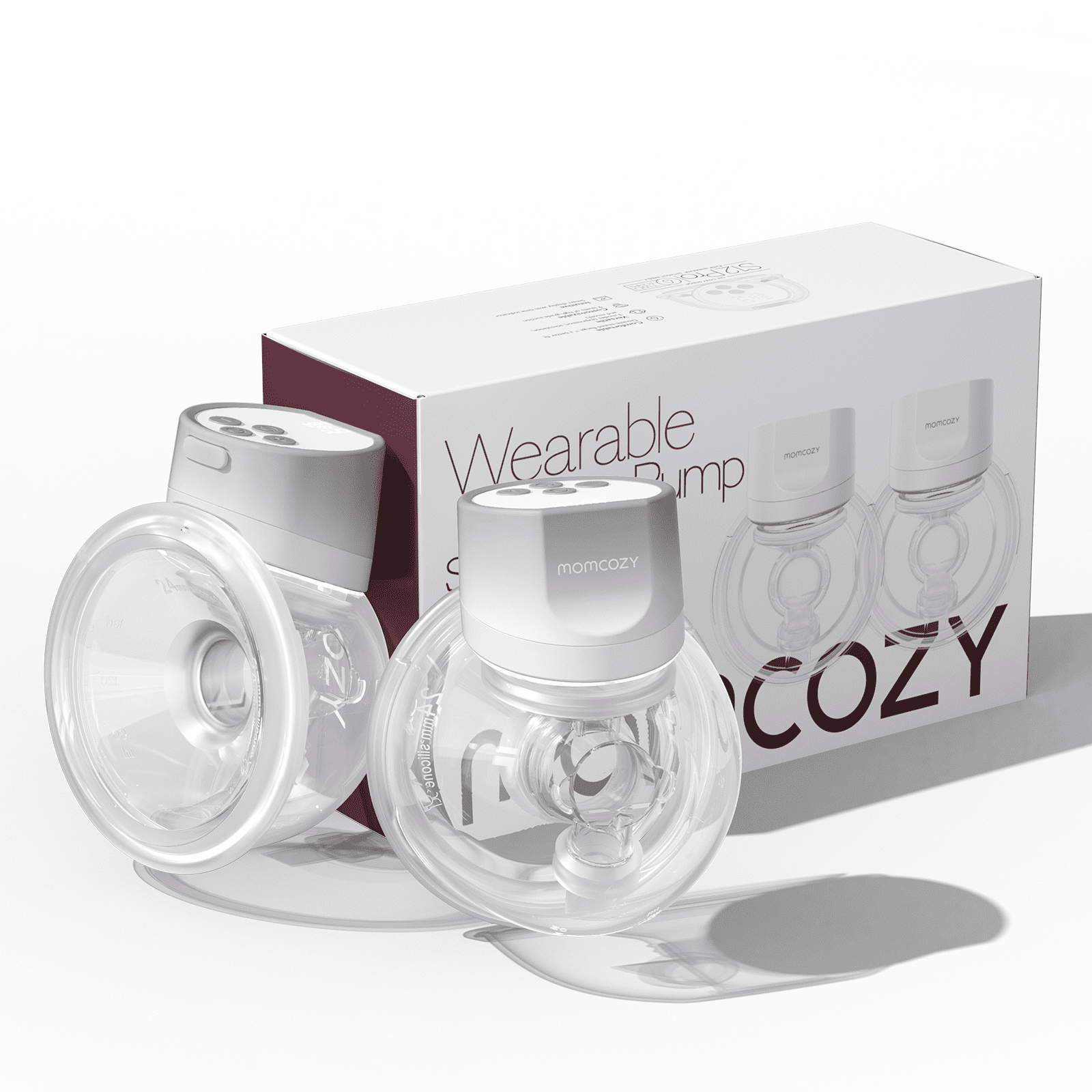 Momcozy Wearable Breast Pump S12 Pro | Dual Pump – 3 Modes, 9 Suction Levels, Double-Sealed Flange, LED Display & Silent Operation for Hands-Free Pumping