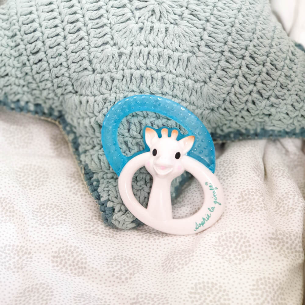 Sophie La Girafe Cooling Teething Ring teether for infants 3+ Months - MINIMEE KIDS