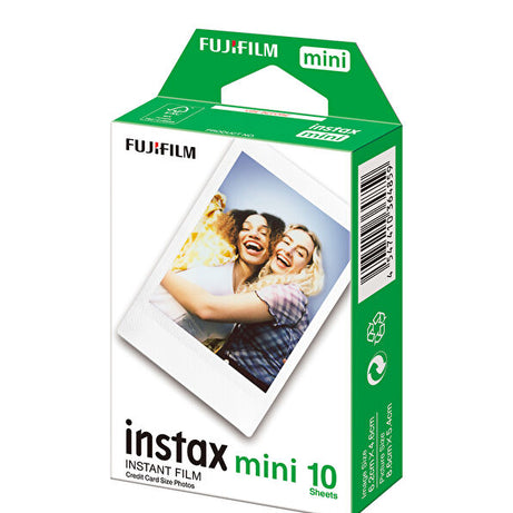 Fujifilm Instax Mini Instant Film - 10 Sheets | Credit Card Size | Vivid Color Reproduction | Compatible with All Instax Mini Cameras & Printers