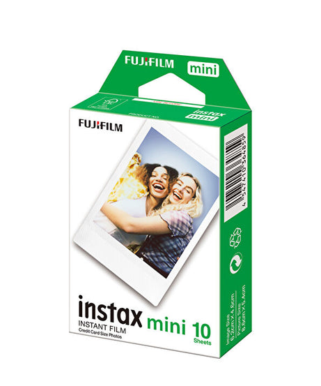 Fujifilm Instax Mini Instant Film - 10 Sheets | Credit Card Size | Vivid Color Reproduction | Compatible with All Instax Mini Cameras & Printers - MINIMEE KIDS