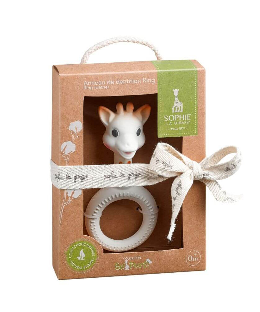 Sophie La Girafe So'pure Ring Teether for Infants 0+ Months - MINIMEE KIDS