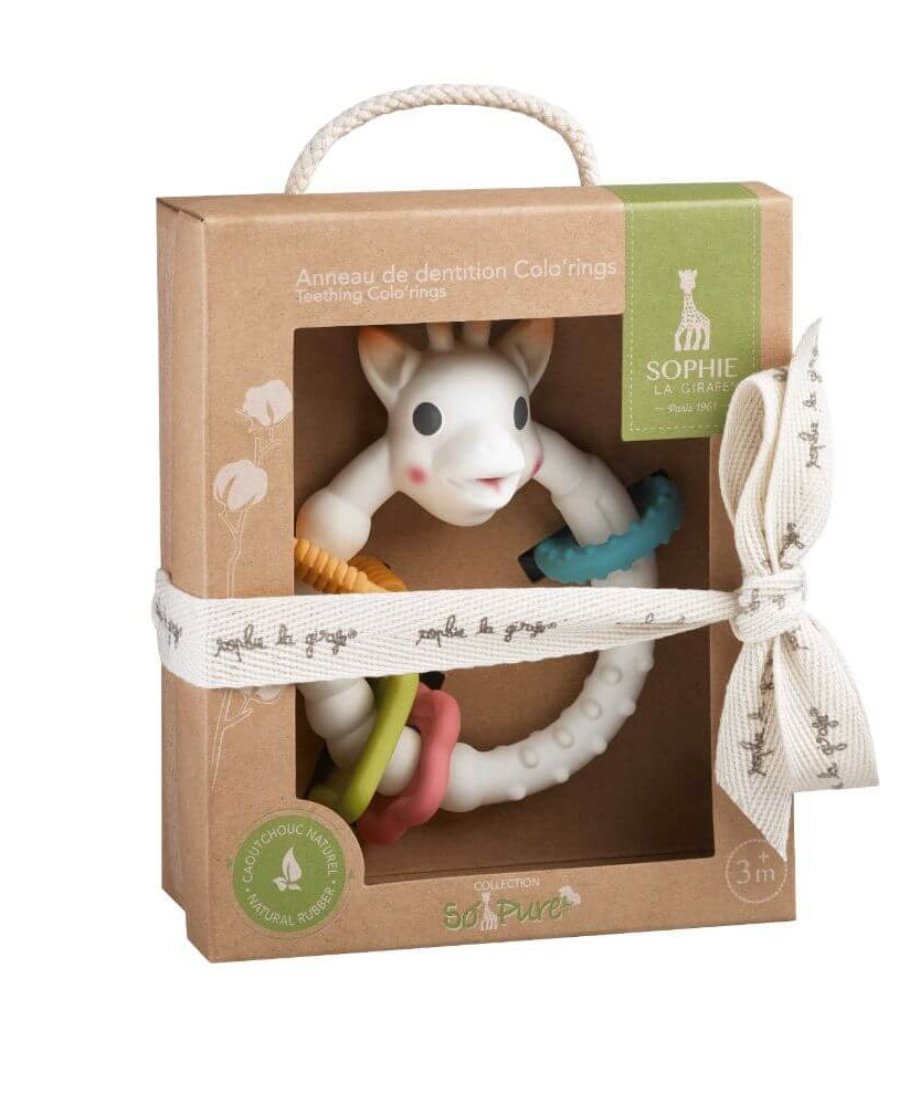 Sophi La Girafe So’pure Teething Colo’rings infant Teethers - 3+ Months - MINIMEE KIDS