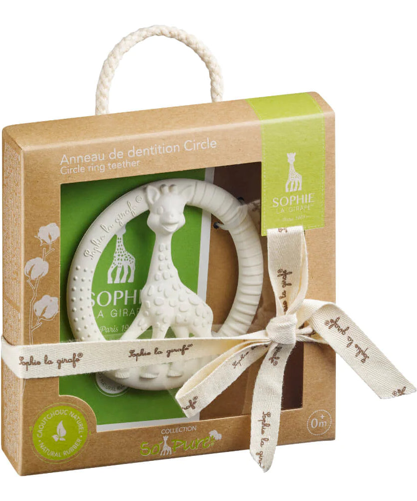 Sophie La Girafe So'pure Circle Ring teether for Infants 0+ Months - MINIMEE KIDS