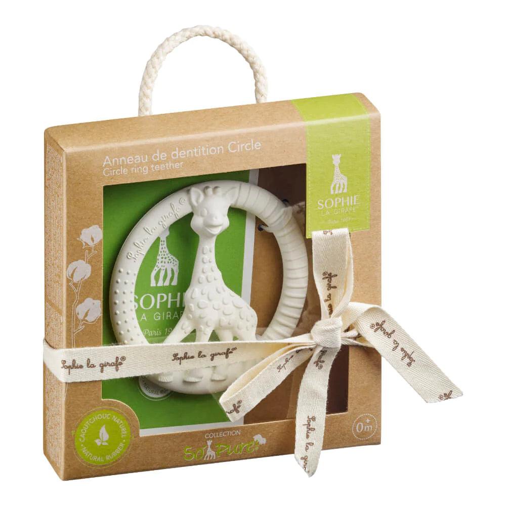 Sophie La Girafe So'pure Circle Ring teether for Infants 0+ Months - MINIMEE KIDS