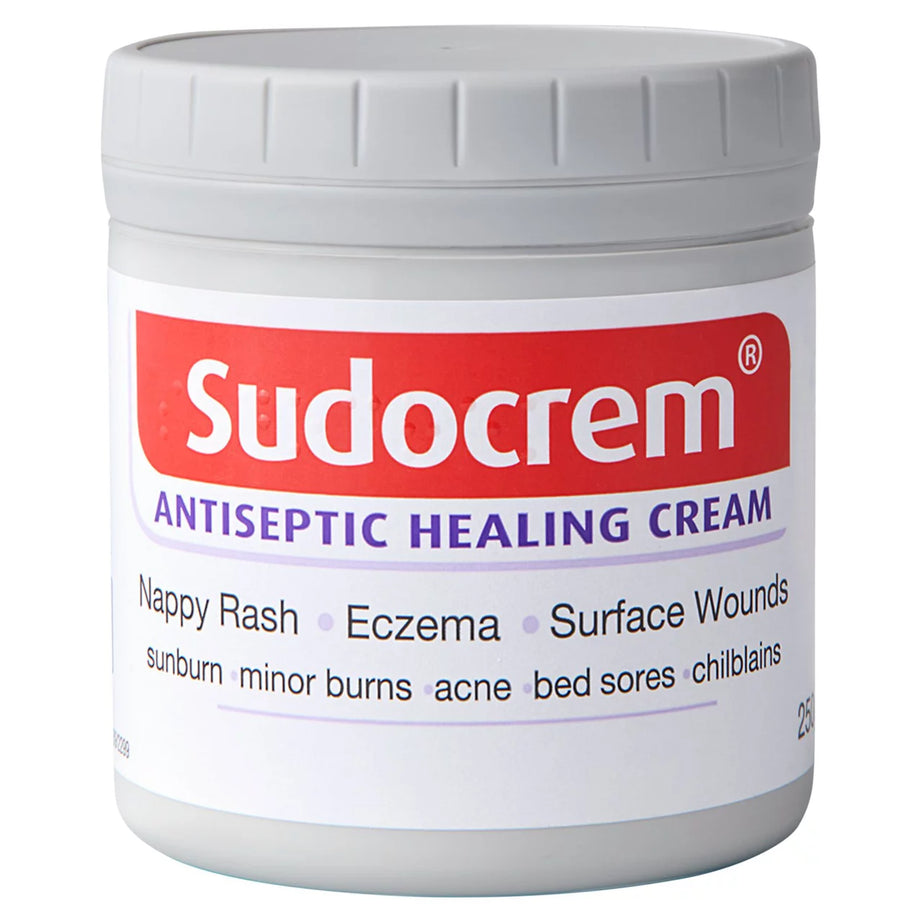 Sudocrem Antiseptic Healing Cream – Multi-Purpose Skin Protection for Nappy Rash, Eczema, Acne & Minor Burns | Now Available in 60g, 125g & 250g | Imported from UK (Ireland)