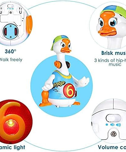 Hola Dancing & Swinging Goose With Music & Lights Toy for Kids - MINIMEE KIDS