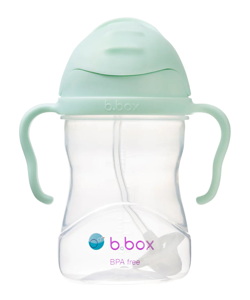 B.BOX Unique Weighted Straw Sippy Cup for 6-12 months kids | 240ml - MINIMEE KIDS