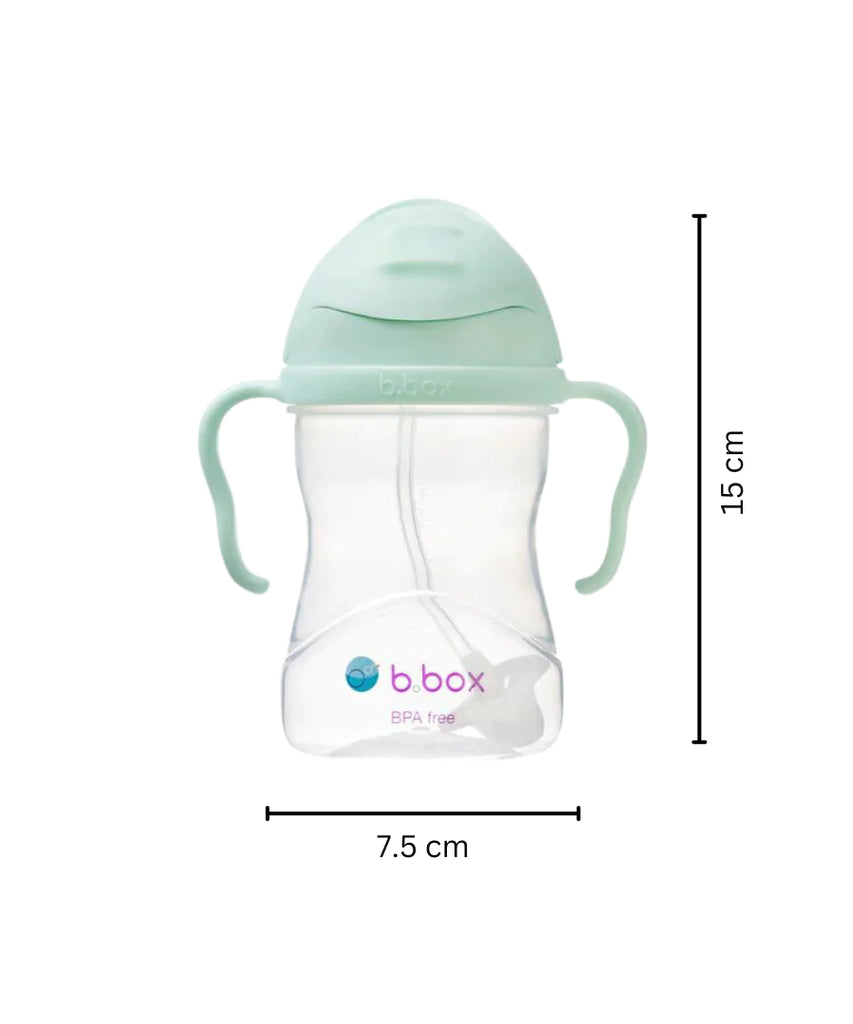 B.BOX Unique Weighted Straw Sippy Cup for 6-12 months kids | 240ml - MINIMEE KIDS