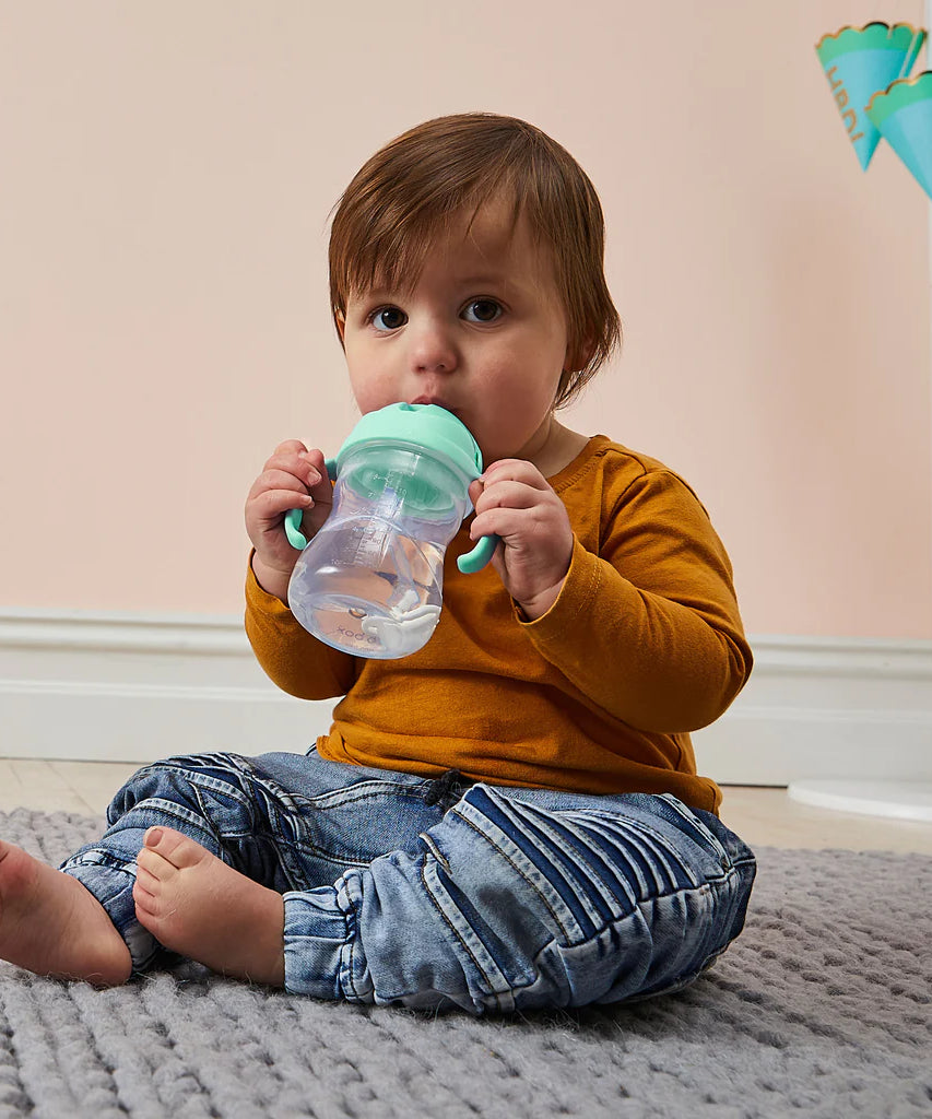 B.BOX Unique Weighted Straw Sippy Cup for 6-12 months kids | 240ml - MINIMEE KIDS