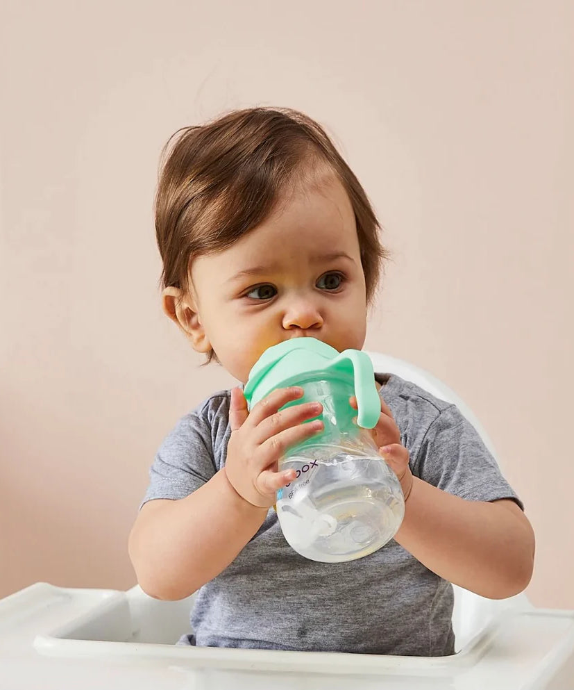 B.BOX Unique Weighted Straw Sippy Cup for 6-12 months kids | 240ml - MINIMEE KIDS