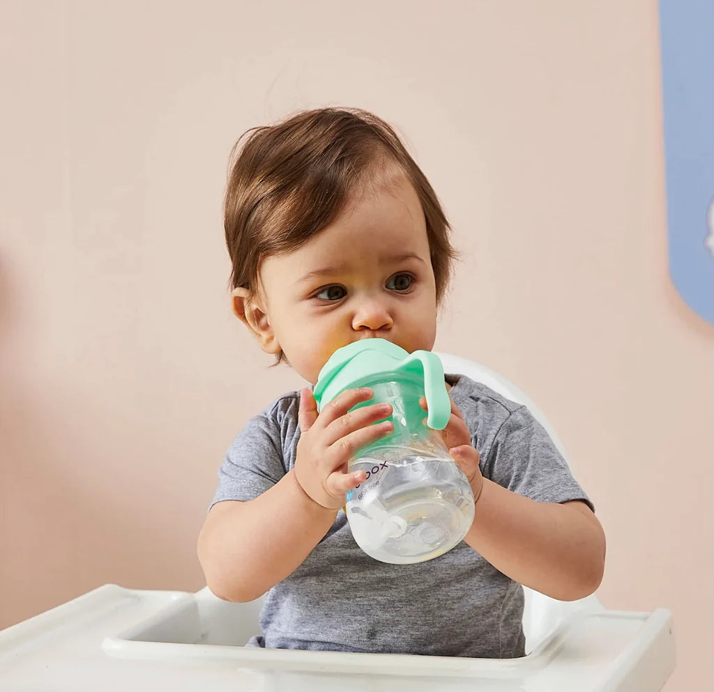 B.BOX Unique Weighted Straw Sippy Cup for 6-12 months kids | 240ml - MINIMEE KIDS
