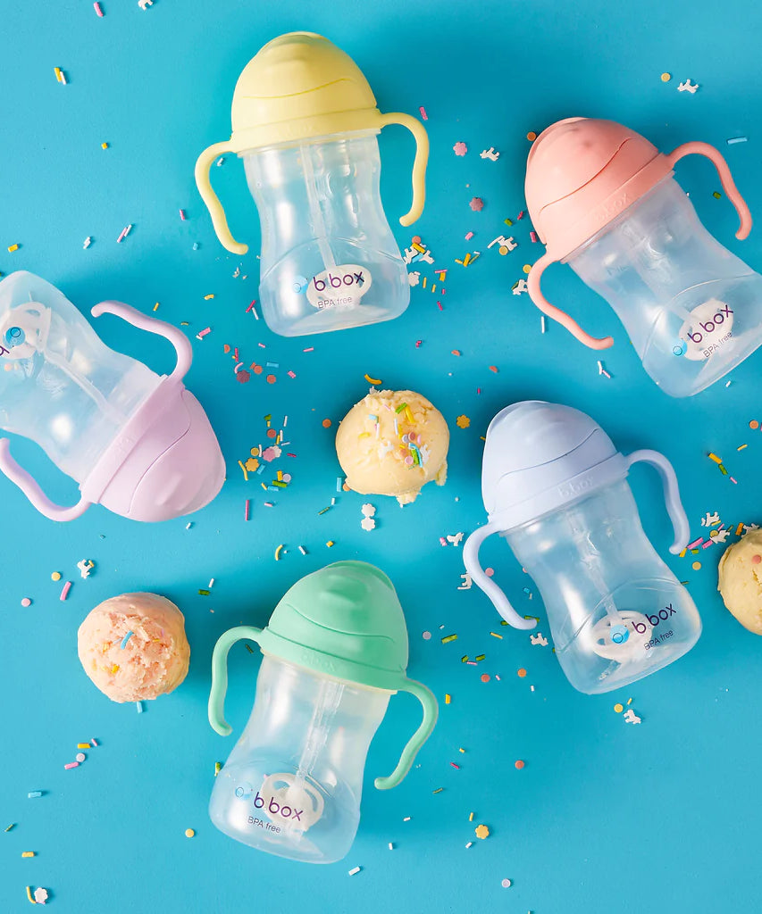 B.BOX Unique Weighted Straw Sippy Cup for 6-12 months kids | 240ml - MINIMEE KIDS