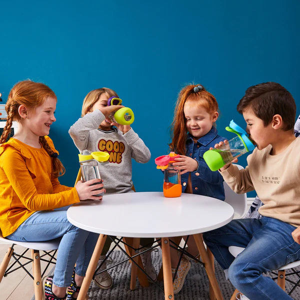 b.box Tritan Sport Spout Drink Bottle 450ml Ocean Breeze Blue Green - MINIMEE KIDS