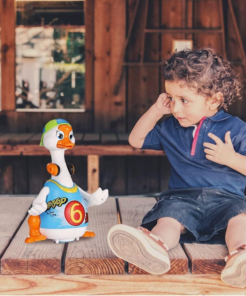 Hola Dancing & Swinging Goose With Music & Lights Toy for Kids - MINIMEE KIDS