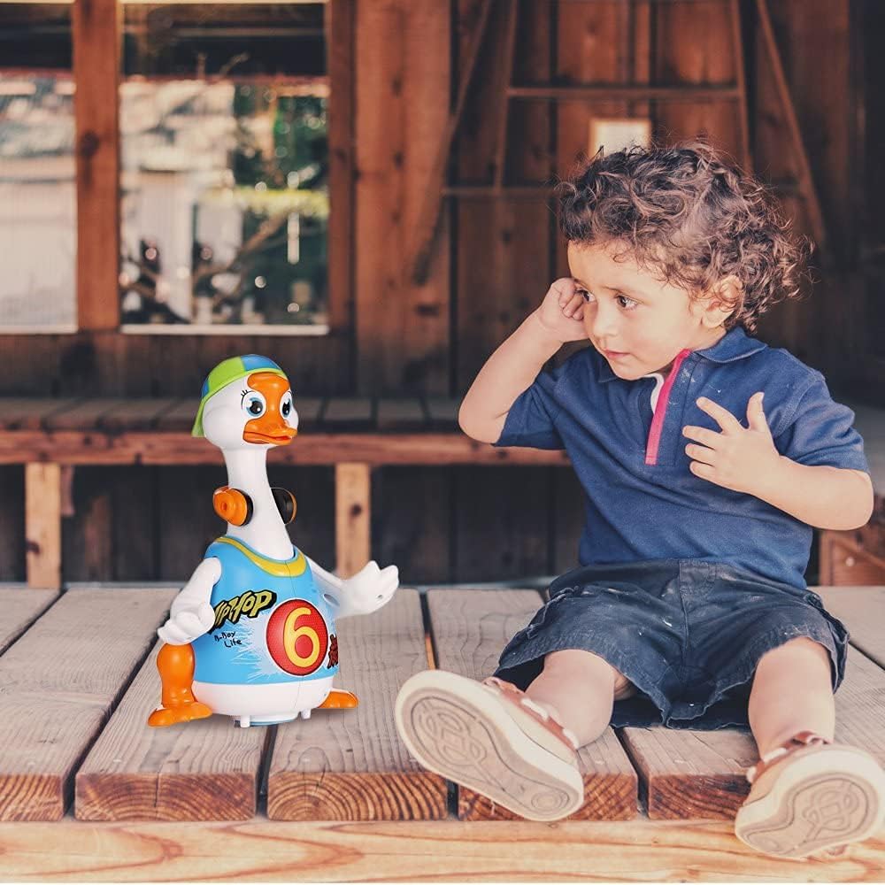 Hola Dancing & Swinging Goose With Music & Lights Toy for Kids - MINIMEE KIDS