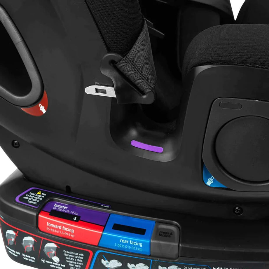 Nuna EXEC All-In-One Convertible Car Seat- Caviar | One Seat for Every Journey: From Birth to Booster - MINIMEE KIDS