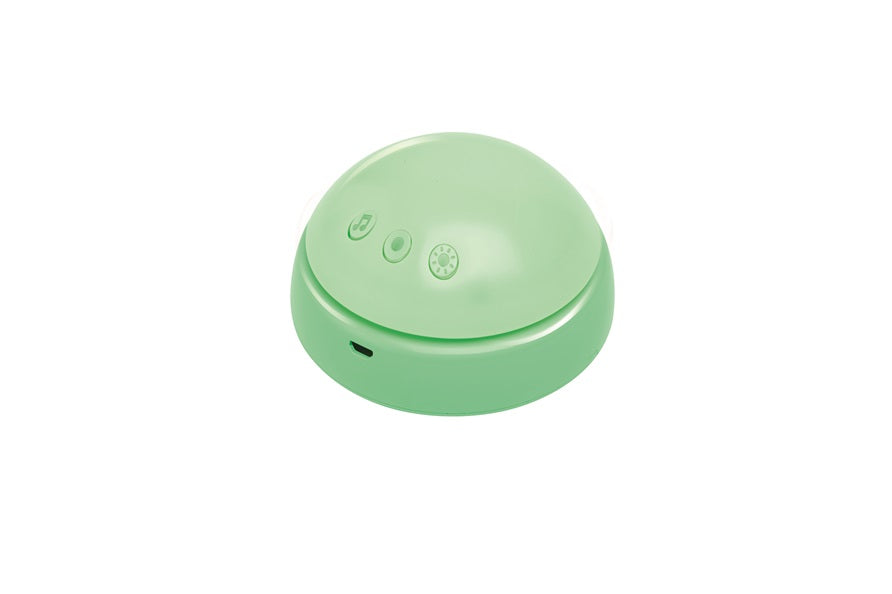 Hape Portable Baby White Noise Sound Machine My Music Pal - Huggy Bobo | White Noise, Personalized Recording, Lullabies & Plush Toy | Newborn Sleep Aid with Soft Night Light