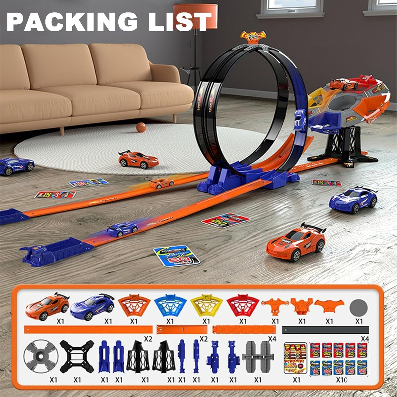 Tengleader Racing Power Track Set of 33 Pieces - MINIMEE KIDS