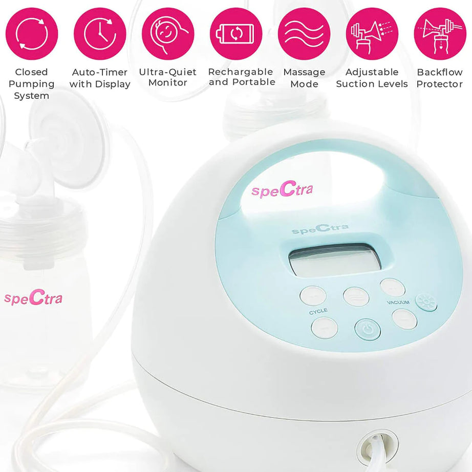 Spectra S1 Plus Portable Electric Breast Pump for Comfortable and Efficient Milk Expression with rechargeable battery - MINIMEE KIDS