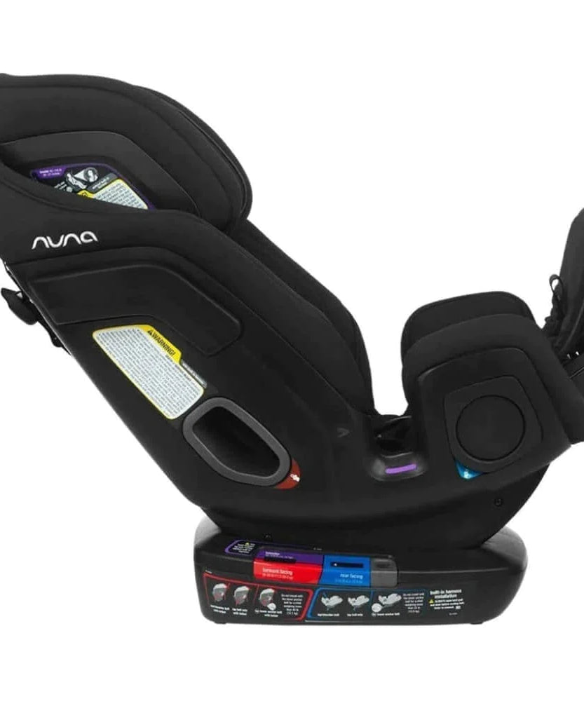Nuna EXEC All-In-One Convertible Car Seat- Caviar | One Seat for Every Journey: From Birth to Booster - MINIMEE KIDS