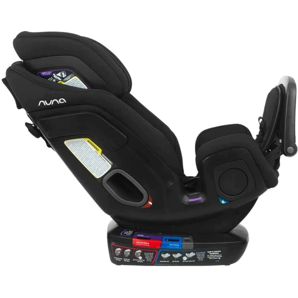 Nuna EXEC All-In-One Convertible Car Seat- Caviar | One Seat for Every Journey: From Birth to Booster - MINIMEE KIDS
