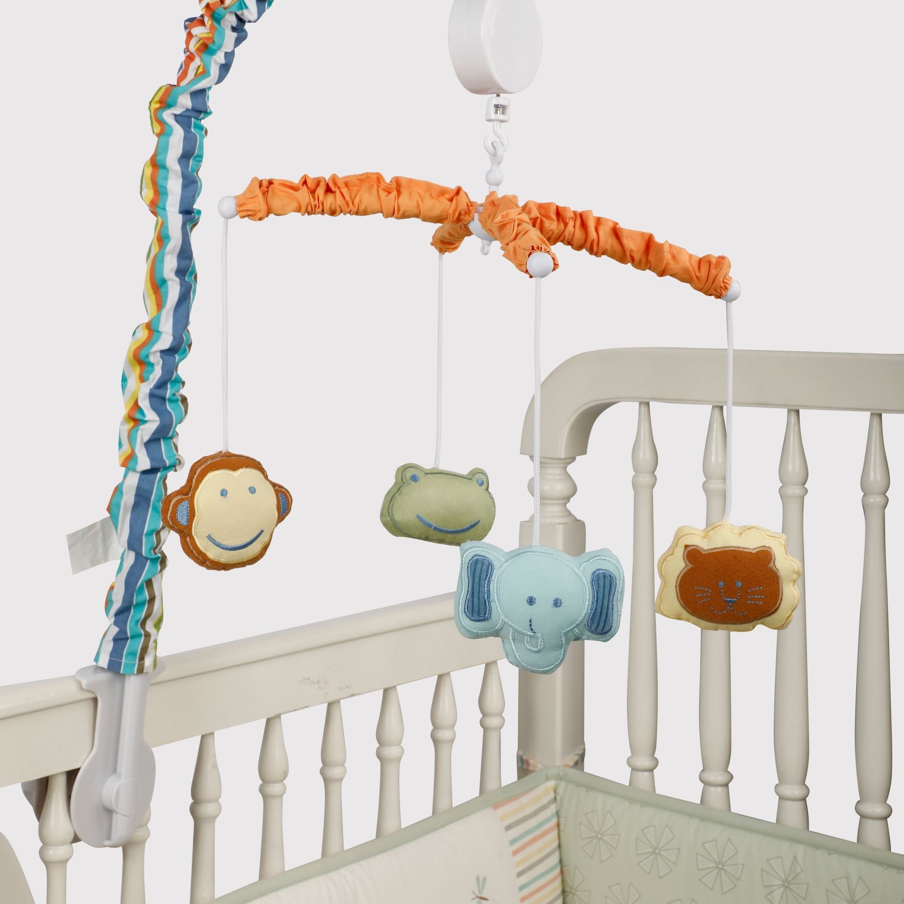 Abracadabra Musical Mobile - Head & Tail for Cribs & Cots | Soothing Wind-Up Music Box for Babies | 0–18 Months | Stimulates Senses & Encourages Peaceful Sleep | Easy to Attach, No Batteries Needed