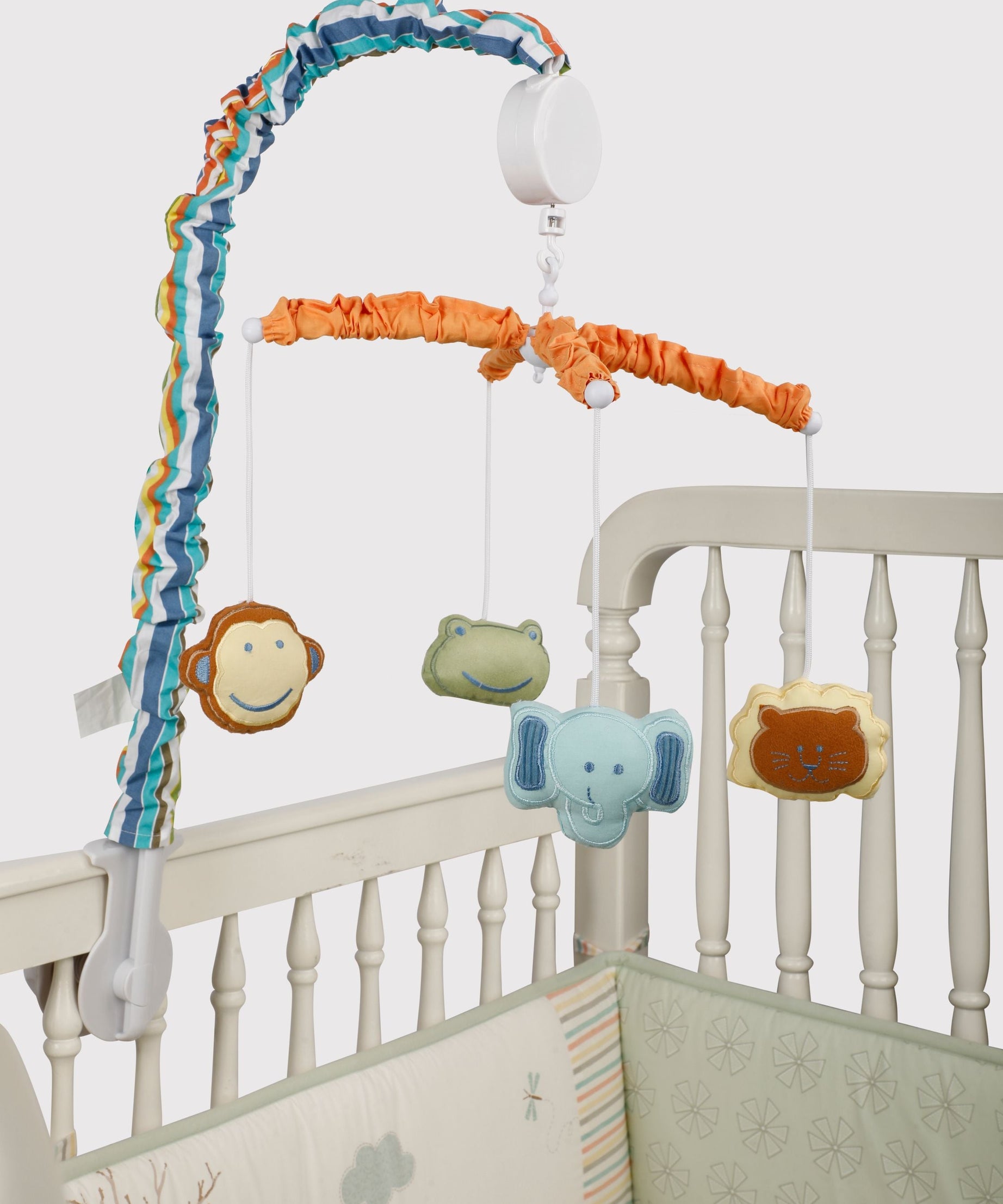 Abracadabra Musical Mobile - Head & Tail for Cribs & Cots | Soothing Wind-Up Music Box for Babies | 0–18 Months | Stimulates Senses & Encourages Peaceful Sleep | Easy to Attach, No Batteries Needed