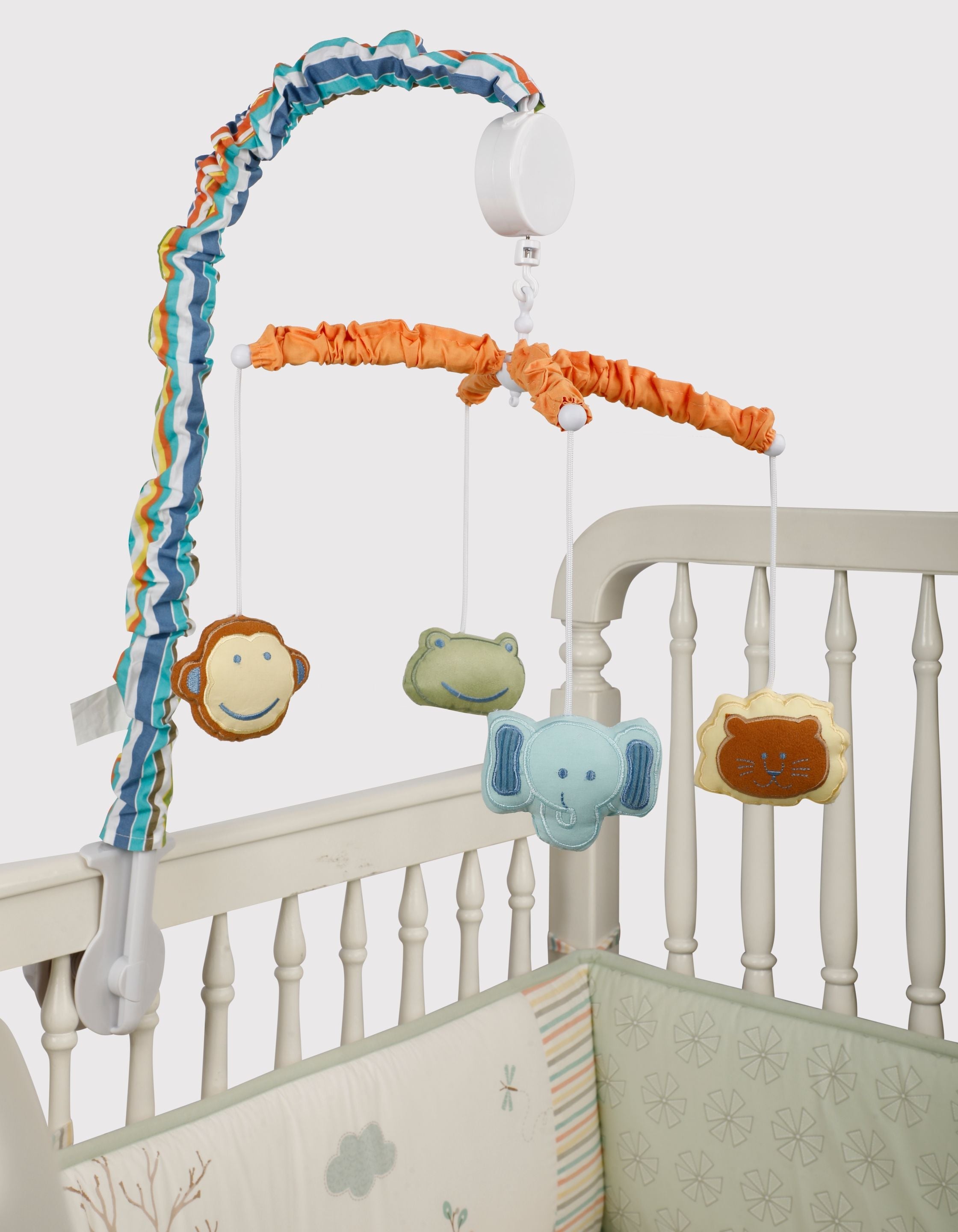 Abracadabra Musical Mobile - Head & Tail for Cribs & Cots | Soothing Wind-Up Music Box for Babies | 0–18 Months | Stimulates Senses & Encourages Peaceful Sleep | Easy to Attach, No Batteries Needed
