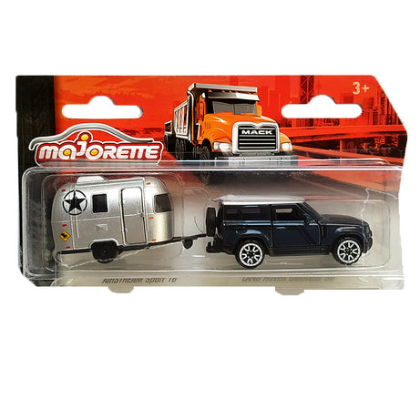 Majorette Trailer Series Die-Cast Vehicle Set - 6 Variants | Realistic Trailer Transporter Toys | High-Quality Metal & Plastic Construction
