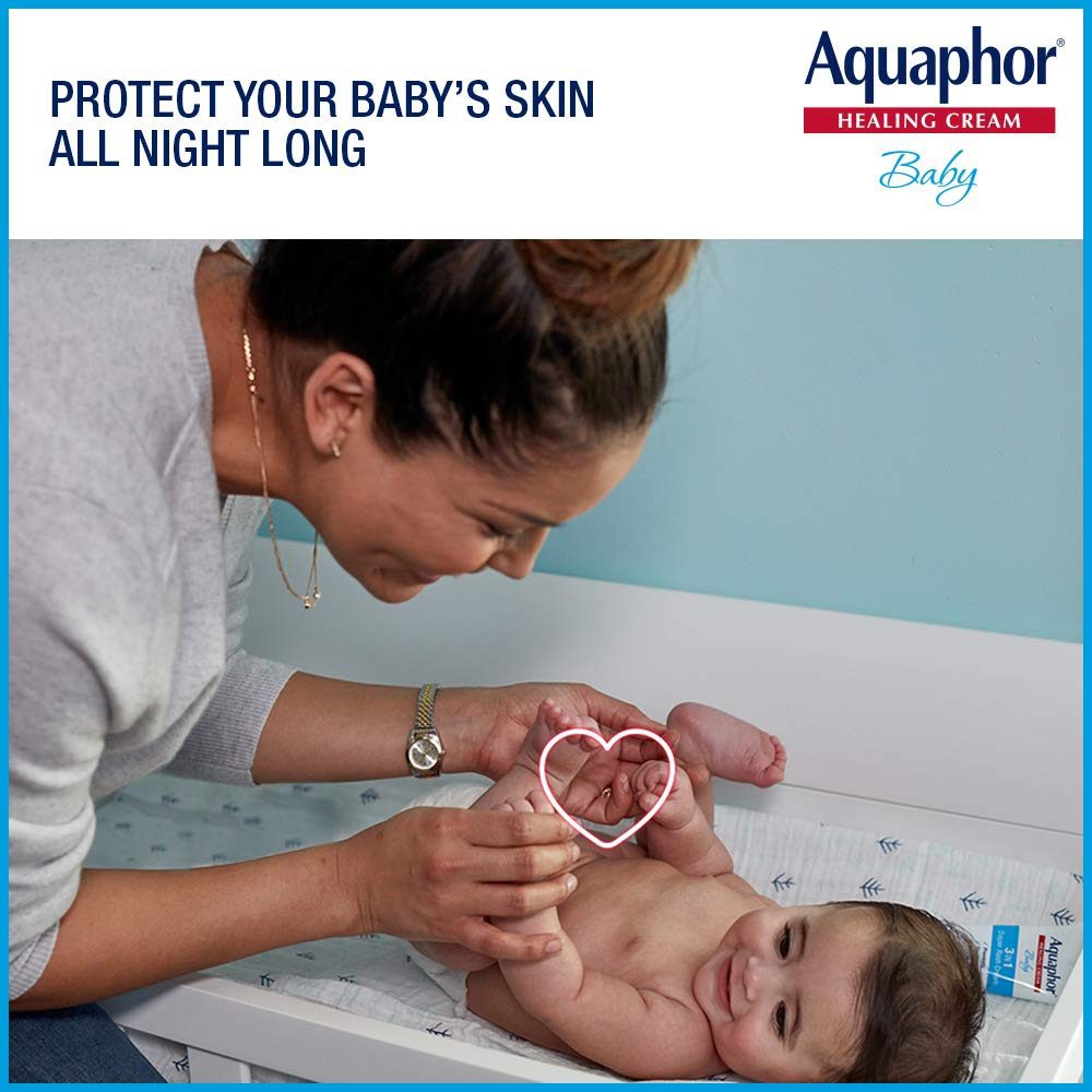 Aquaphor Baby 3-in-1 Diaper Rash Cream with Zinc Oxide & Panthenol - Prevents, Soothes & Treats Irritated Skin | 99g