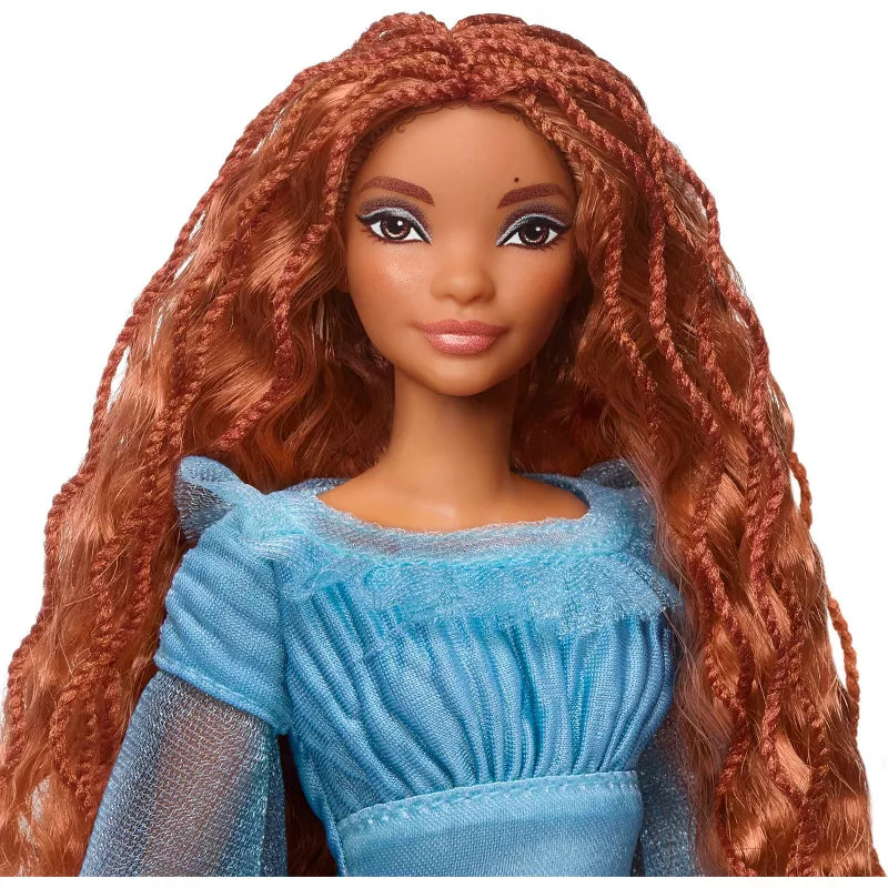 Disney The Little Mermaid Ariel on Land Doll – Poseable with Removable Dress, Shoes & Long Red Hair for Styling Fun – Perfect Gift for Ages 3 and Up