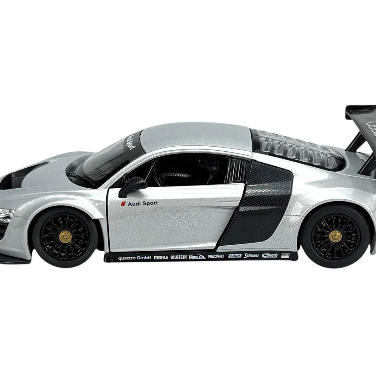 Rastar Audi R8 LMS 1:24 Scale Official Licensed Die Cast Model Car - Professional Racing Sport Car Collectible with Openable Doors, Detailed Interior for Ages 14+ Years - Perfect Gift for Car Enthusiasts and Collectors
