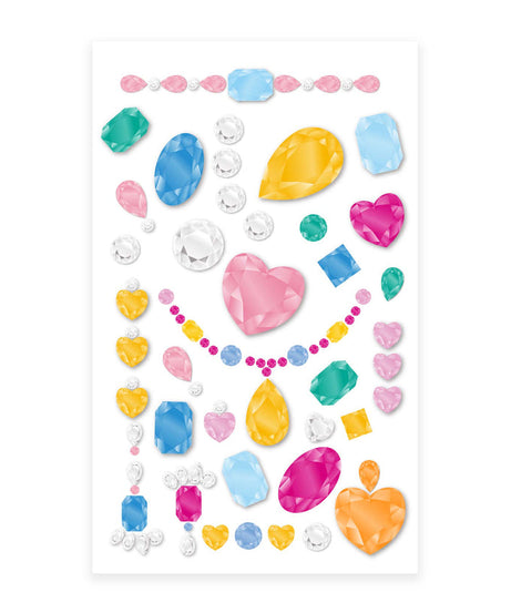 Avenir Gem Stickers for Kids – Self-Adhesive Rhinestone Craft Jewels in Assorted Styles (Flowers, Galaxy, Jewels, Rainbows) – Perfect for Arts & Crafts Projects, Personalization, and Creative Decoration – Ages 3+