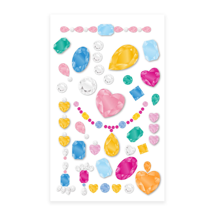 Avenir Gem Stickers for Kids – Self-Adhesive Rhinestone Craft Jewels in Assorted Styles (Flowers, Galaxy, Jewels, Rainbows) – Perfect for Arts & Crafts Projects, Personalization, and Creative Decoration – Ages 3+
