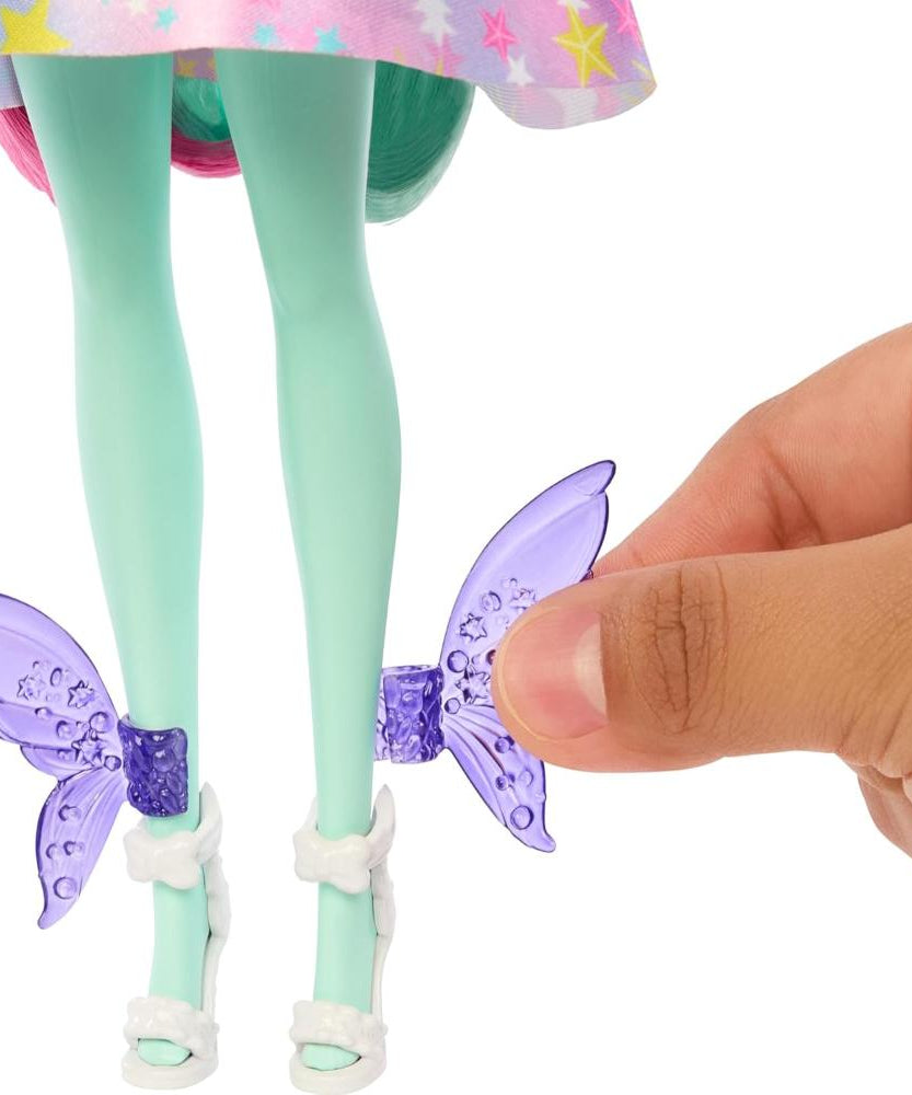 Barbie A Touch Of Magic The Glyph Doll with Fantasy Outfit, Ombre Bodice & Pet Duck – Includes Wing Accessories & Comb – Magical Gift for Kids 3+ Years | JCW50 - MINIMEE KIDS