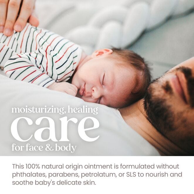 Burt’s Bees Baby Multipurpose Healing Ointment – 100% Natural Petroleum-Free Moisturizer with Shea Butter, Beeswax & Coconut Oil – Gentle Skin Barrier for Dryness & Irritation – Made in USA – 212.6g